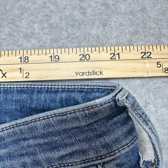 NYDJ Shorts Womens Size 22W Blue Denim Briella Heyburn Wash High Waist Cuffed - Picture 12 of 14